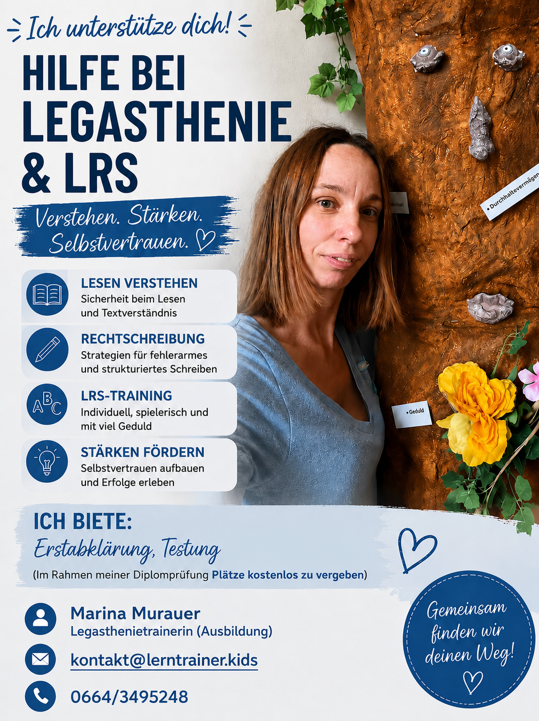 Marina Murauer, Legasthenietrainerin in Ausbildung
